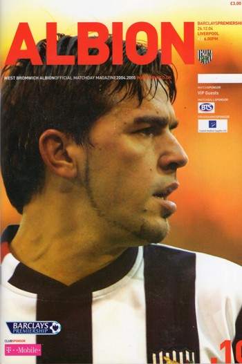 Match programme
